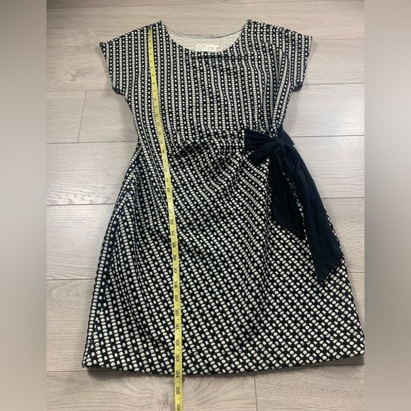 Anthropologie Saturday Sunday Isabel Bow Tie Black Dress - Picture 14 of 15